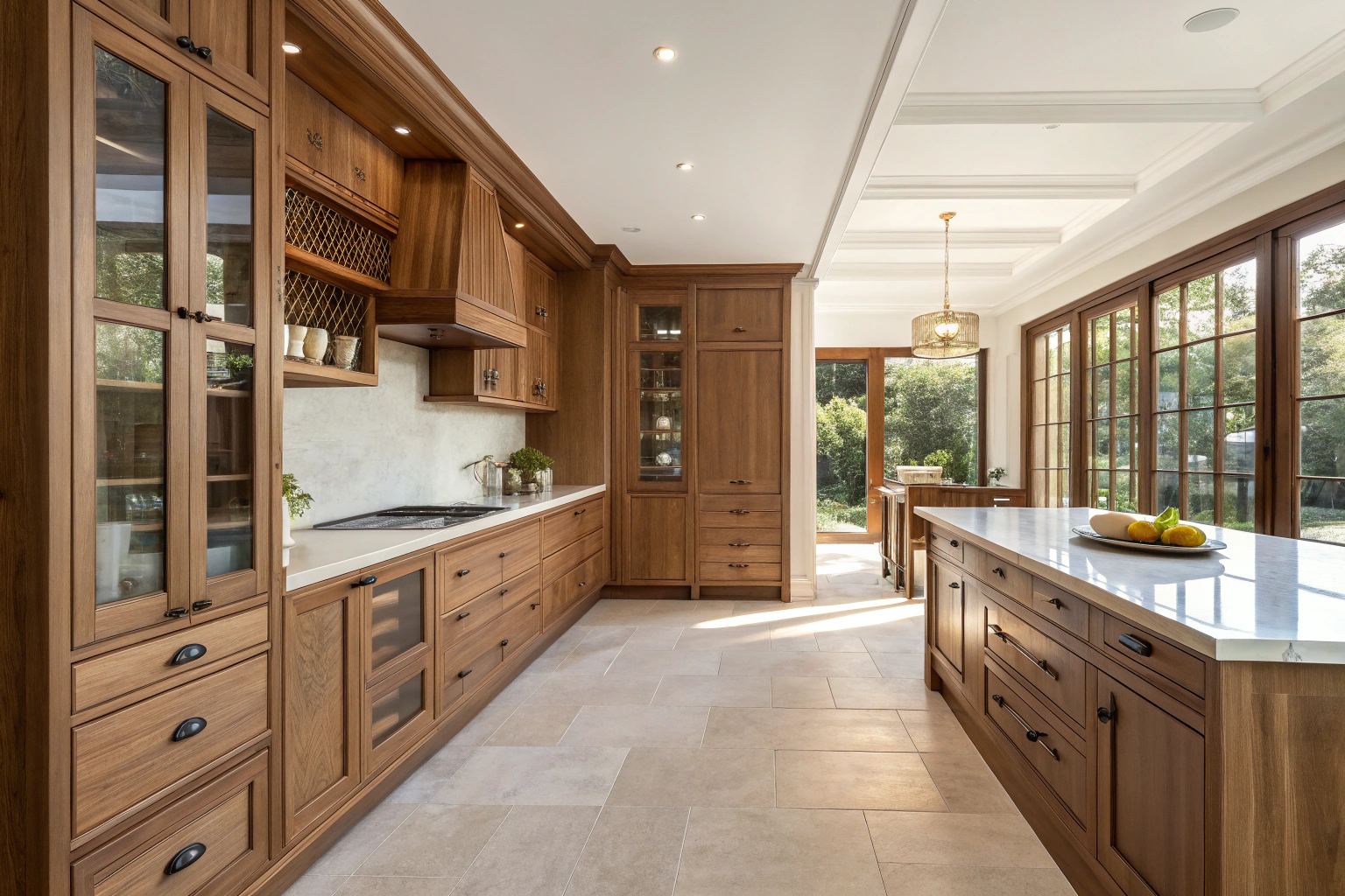 Custom kitchen cabinetry designed around the space in a Wollongong home