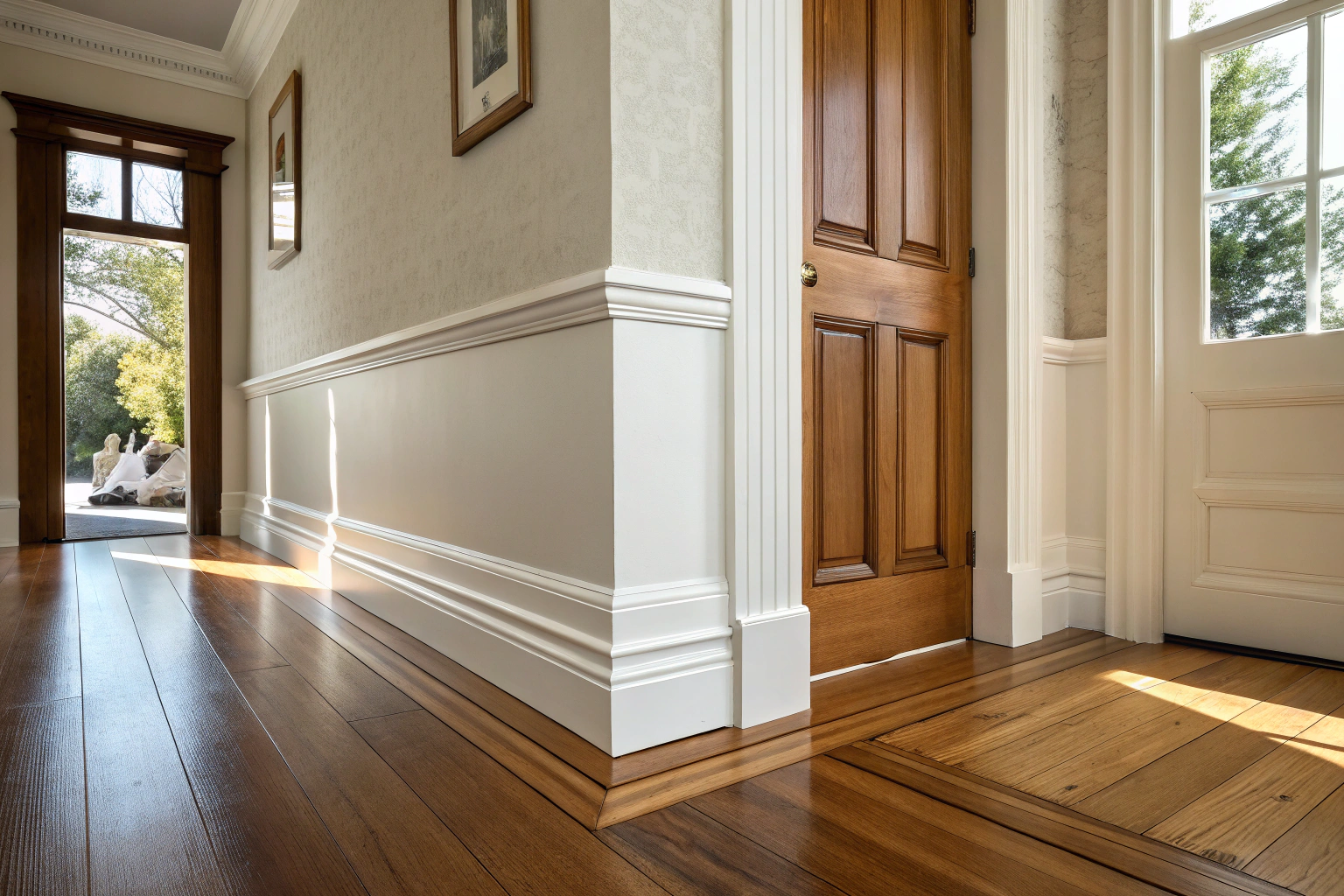 Custom timber architraves and skirtings milled to match