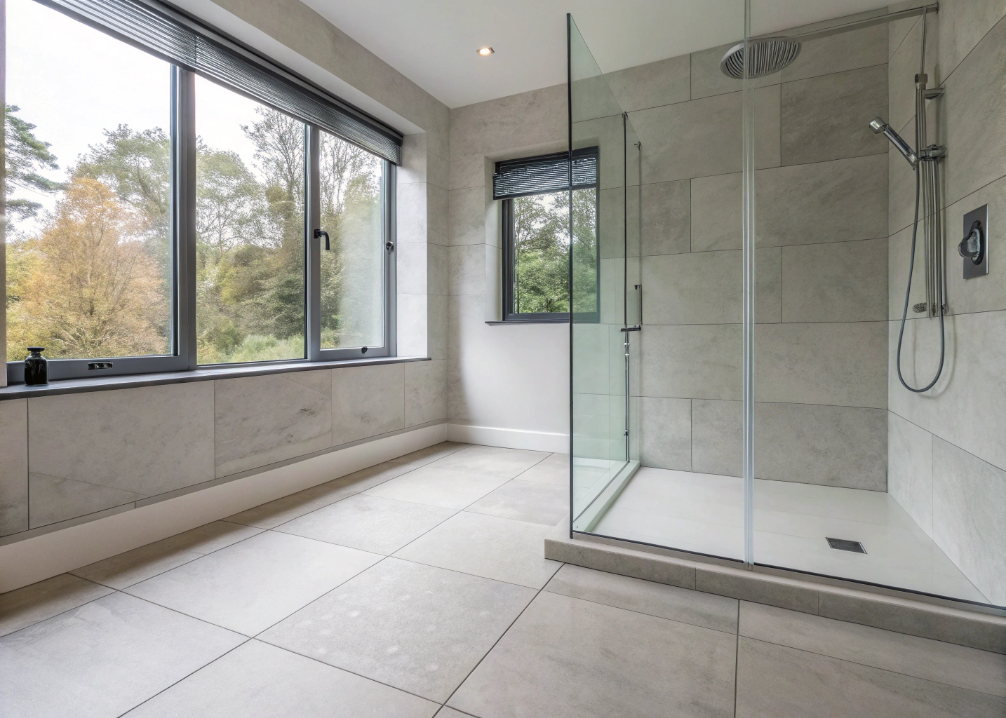 Frameless walk-in shower installation Wollongong