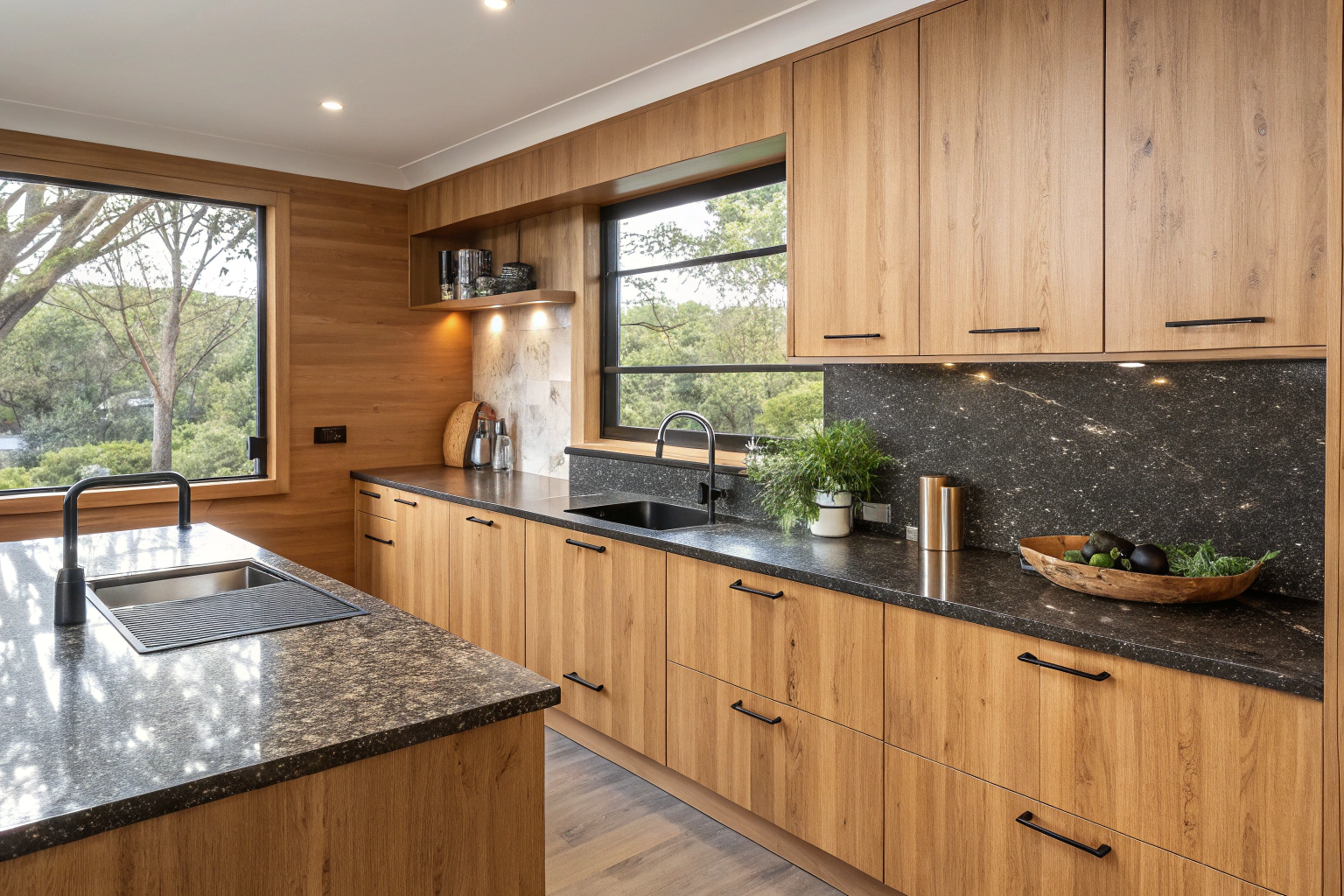 Granite benchtop, Wollongong family kitchen