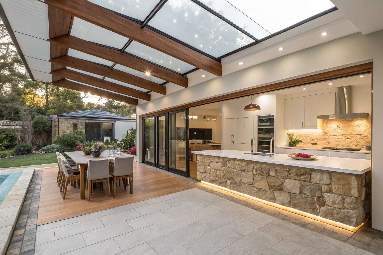 Rear extension interior close-up, Wollongong