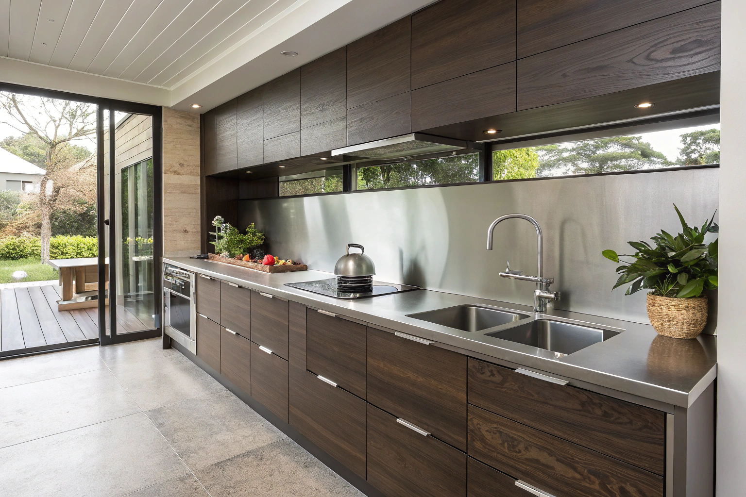 Stainless steel benchtop, Wollongong kitchen